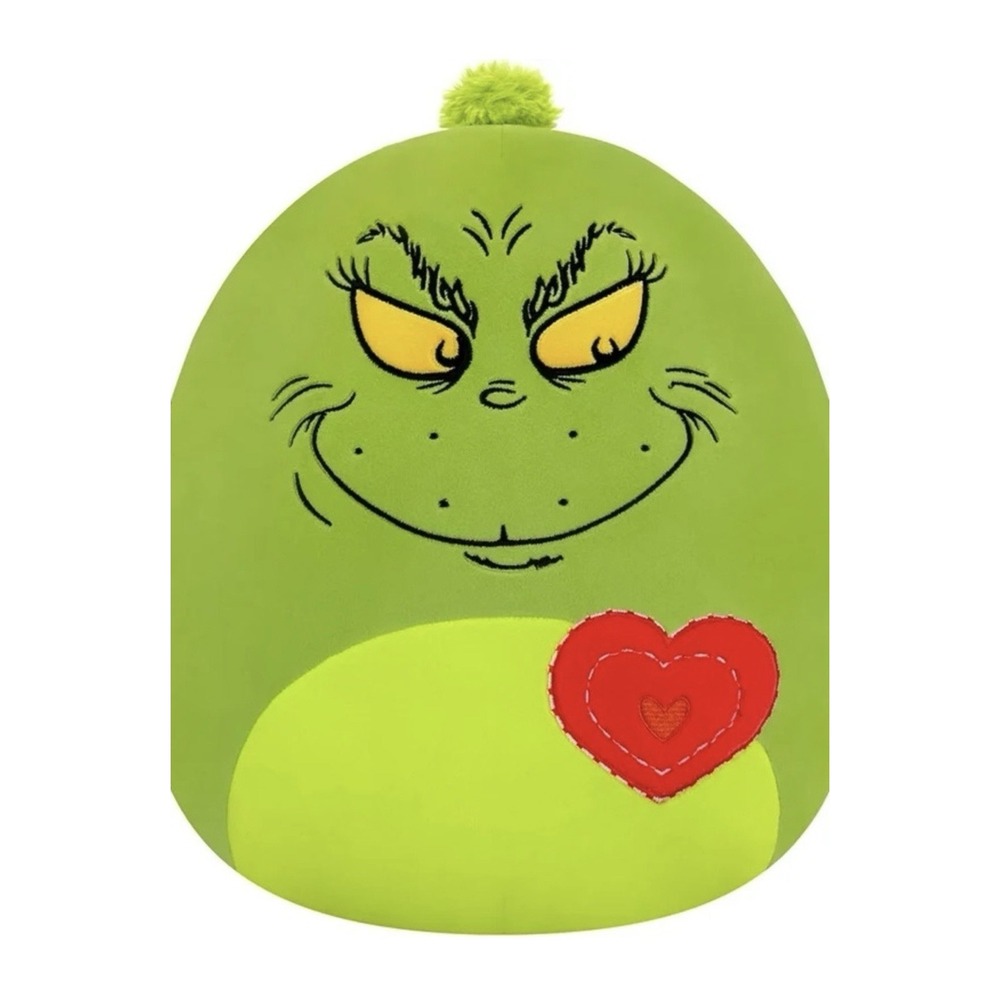 NEW! Squishmallows Big Grinch Plush How the Grinch Stole Christmas Green 20"
